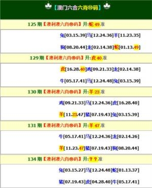 澳利澳六肖18码